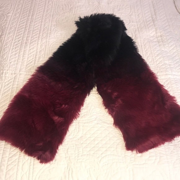 Ombré Inc faux fur scarf - Picture 3 of 5